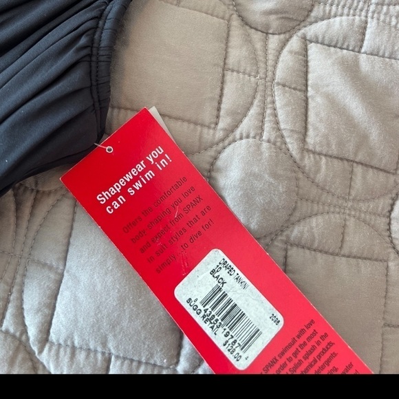 Spanx Tankini Top Draped Swimsuit Ruched Shaping Whittle Waistline NWT - Picture 16 of 16